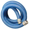 Apache 98106501 2 Inch Diameter 20 Foot Length 58 Psi PVC Flexible Industrial Pump Pool Hose With Aluminum Pin Lug Short Shank Coupling, Blue (3 Pack)