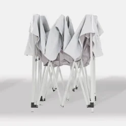 Z-Shade 10 X 10 Foot Push Button Angled Leg Instant Shade Outdoor Canopy Tent Portable Shelter With Steel Frame And Storage Bag, White 9 Z-Shade 10 X 10 Foot Push Button Angled Leg Instant Shade Outdoor Canopy Tent Portable Shelter With Steel Frame And Storage Bag, White -Sunnydaze Decor Store GUEST b5c62da4 cca9 447a bcc9 b014acbbb583