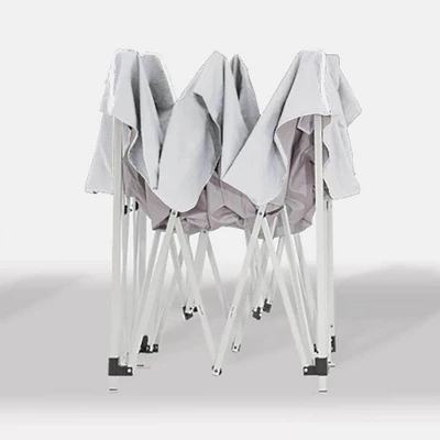 Z-Shade 10 X 10 Foot Push Button Angled Leg Instant Shade Outdoor Canopy Tent Portable Shelter With Steel Frame And Storage Bag, White 6 Z-Shade 10 X 10 Foot Push Button Angled Leg Instant Shade Outdoor Canopy Tent Portable Shelter With Steel Frame And Storage Bag, White - Image 4