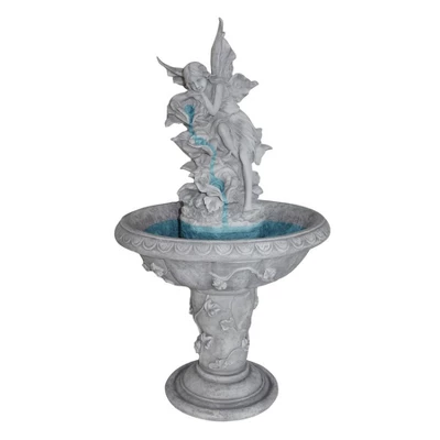 Design Toscano Pixie Fairy Sculptural Fountain - Off-White 3 Design Toscano Pixie Fairy Sculptural Fountain - Off-White