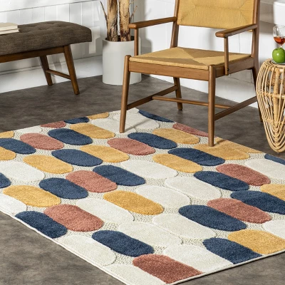 NuLOOM Randi Modern Geometric Indoor/Outdoor Patio Area Rug 10 NuLOOM Randi Modern Geometric Indoor/Outdoor Patio Area Rug - Image 8