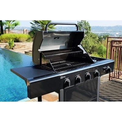 Kenmore 4-Burner Open Cart Grill With Side Burner 5 Kenmore 4-Burner Open Cart Grill With Side Burner - Image 3