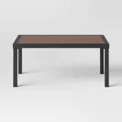 Bryant 2pc Faux Wood Patio Loveseat & Coffee Table - Gray/Natural - Threshold™ 17 Bryant 2pc Faux Wood Patio Loveseat & Coffee Table - Gray/Natural - Threshold™ -Sunnydaze Decor Store GUEST ba083347 617b 4dd4 8a16 a648e7fd009c