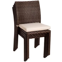 Noah 9pc Teak Wood Wicker Double-Extendable Oval Patio Dining Set - International Home Miami 11 Noah 9pc Teak Wood Wicker Double-Extendable Oval Patio Dining Set - International Home Miami -Sunnydaze Decor Store GUEST bc7820c5 ad21 4daa a6da e086236b49a3