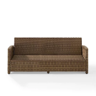 Bradenton Outdoor Wicker Sofa - Crosley 10 Bradenton Outdoor Wicker Sofa - Crosley - Image 8