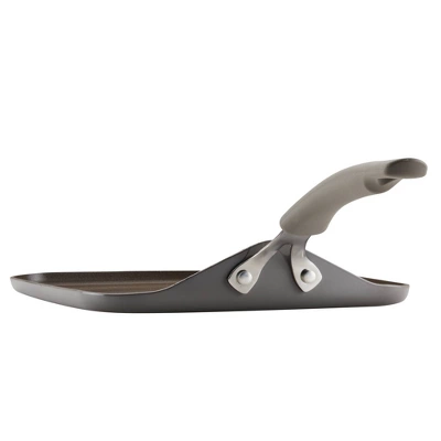 Rachael Ray Cook + Create Aluminum Nonstick Square Stovetop Griddle Pan 11" Gray 9 Rachael Ray Cook + Create Aluminum Nonstick Square Stovetop Griddle Pan 11" Gray - Image 7