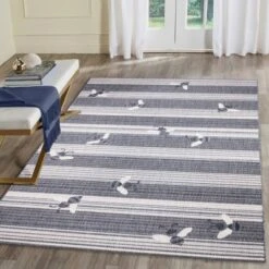 Liora Manne Malibu Indoor/Outdoor Rug Navy