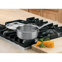 Cuisinart Multiclad Pro 1.5qt Tri-Ply Stainless Steel Saucepan With Cover - MCP19-16N -Sunnydaze Decor Store GUEST bdd85b8f 4b38 4317 8f44 eccc67da631a