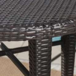 Dominica 5pc Wicker Round Bar Set Multibrown/Light Brown - Christopher Knight Home -Sunnydaze Decor Store GUEST be1a6380 d280 4d78 96bd c4ea2f286d2c