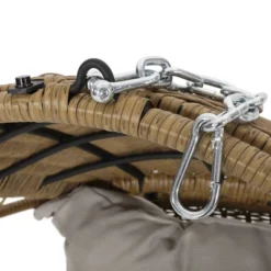 Greystone Indoor/Outdoor Wicker Hanging Chair With 8' Chain - Light Brown/Beige - Christopher Knight Home 17 Greystone Indoor/Outdoor Wicker Hanging Chair With 8' Chain - Light Brown/Beige - Christopher Knight Home -Sunnydaze Decor Store GUEST c0f425a7 5538 4cab afd5 ae414bbe2b67