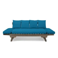 Ottavio Outdoor Acacia Wood Expandable Daybed With Cushions - Dark Teal/Gray - Christopher Knight Home 11 Ottavio Outdoor Acacia Wood Expandable Daybed With Cushions - Dark Teal/Gray - Christopher Knight Home -Sunnydaze Decor Store GUEST c1d70d7b 0e78 4576 8cda fa9d835dca81