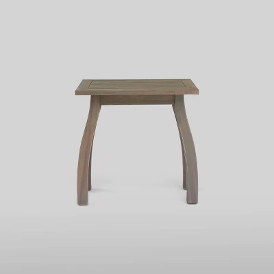 Champlain 3pc Acacia Wood Rocking Chairs Set - Gray/Dark Gray - Christopher Knight Home 4 Champlain 3pc Acacia Wood Rocking Chairs Set - Gray/Dark Gray - Christopher Knight Home - Image 2