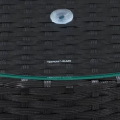 Parksville Rattan Round Patio Coffee Table - Black - CorLiving 10 Parksville Rattan Round Patio Coffee Table - Black - CorLiving -Sunnydaze Decor Store GUEST c2bbbd91 143c 4da1 840f 7461a3832258