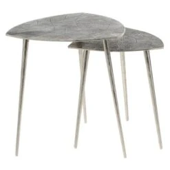 2pk Aluminum Patio Accent Table - Olivia & May