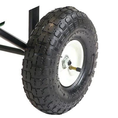 Sunnydaze Decor Sunnydaze Outdoor Lawn And Garden Heavy-Duty Durable Steel Mesh Utility Wagon Cart With Removable Sides 7 Sunnydaze Decor Sunnydaze Outdoor Lawn And Garden Heavy-Duty Durable Steel Mesh Utility Wagon Cart With Removable Sides - Image 5