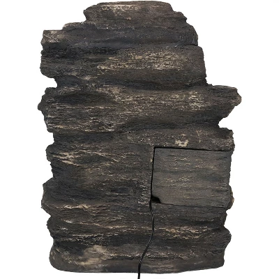 Sunnydaze Decor Sunnydaze 24"H Electric Polystone Rock Falls Waterfall Outdoor Water Fountain With LED Lights 9 Sunnydaze Decor Sunnydaze 24"H Electric Polystone Rock Falls Waterfall Outdoor Water Fountain With LED Lights - Image 7