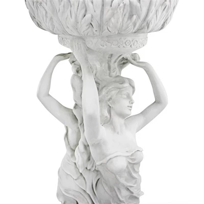 Design Toscano Les Filles Joyeuses Neoclassical Pedestal Urn 9 Design Toscano Les Filles Joyeuses Neoclassical Pedestal Urn - Image 7