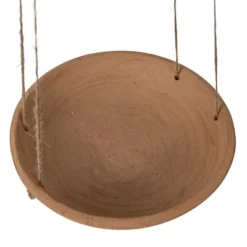 Shallow Dish Terracotta & Jute Hanging Planter By Foreside Home & Garden -Sunnydaze Decor Store GUEST c7de2d14 746d 4d85 980c 2895cbe30369