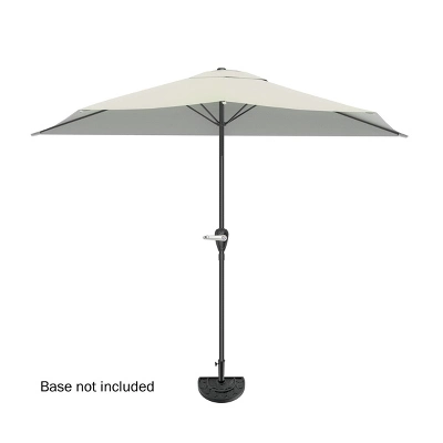 Nature Spring Half-Canopy Umbrella For Patios - 52" X 108" X 92", Tan 3 Nature Spring Half-Canopy Umbrella For Patios - 52" X 108" X 92", Tan