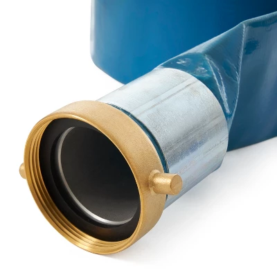 Apache 98138065 3 Inch Diameter 50 Foot Length 55 PSI Polyester Reinforced PVC Lay Flat Pool Sump Pump Hose With Aluminum Quick-Shank Connections Blue 6 Apache 98138065 3 Inch Diameter 50 Foot Length 55 PSI Polyester Reinforced PVC Lay Flat Pool Sump Pump Hose With Aluminum Quick-Shank Connections Blue - Image 4