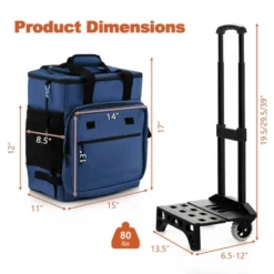 Costway 50-Can 3-in-1 Insulated Rolling Cooler With Adjustable Handle & Bottom Plate Blue/Grey 21 Costway 50-Can 3-in-1 Insulated Rolling Cooler With Adjustable Handle & Bottom Plate Blue/Grey -Sunnydaze Decor Store GUEST c9fd2cca 6117 4200 85b8 3d7777f646df