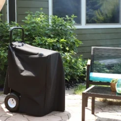 Sunnydaze Decor Sunnydaze Outdoor Firewood Log Rack Cart Carrier With Heavy-Duty Weather-Resistant Polyester Cover - Black 16 Sunnydaze Decor Sunnydaze Outdoor Firewood Log Rack Cart Carrier With Heavy-Duty Weather-Resistant Polyester Cover - Black -Sunnydaze Decor Store GUEST cb256b6d 700b 4dac b013 b11e4d59a739