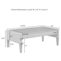 Capella 5pc Outdoor Wicker Sofa Set - Gray - Crosley -Sunnydaze Decor Store GUEST cc6d7291 e30c 4588 a883 d776c015cd53