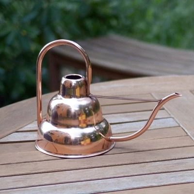 3-Tiered Modern Deco Watering Can Copper - ACHLA Designs 3 3-Tiered Modern Deco Watering Can Copper - ACHLA Designs