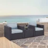 Biscayne 3pc Outdoor Wicker Seating Set - Mist - Crosley 2 Biscayne 3pc Outdoor Wicker Seating Set - Mist - Crosley -Sunnydaze Decor Store GUEST cdf5ea44 8a49 46c1 8700 ce80ee6c7e48