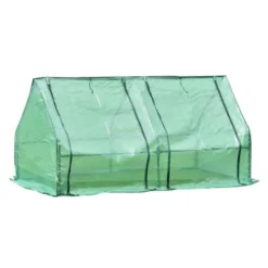 Aoodor 6' X 3 ' X 3' Portable Mini Greenhouse PE Cover 2 Zipper Door -Sunnydaze Decor Store GUEST d0a086ed 4393 4be6 92df 00aee2c1418e