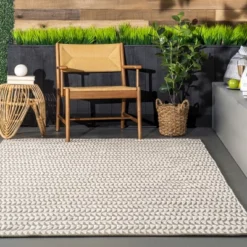 NuLOOM Outdoor Striped Yasmin Patio Area Rug 21 NuLOOM Outdoor Striped Yasmin Patio Area Rug -Sunnydaze Decor Store GUEST d0fe2408 9792 4a7e a263 4a4db0ee7e16