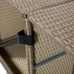 Outdoor Patio 6-Piece PE Wicker Sectional Sofa With 2 Coffee Tables, Brown Wicker + Beige Cushions - ModernLuxe -Sunnydaze Decor Store GUEST d17e94af 8a16 4e2f 8386 7e5ee8d76869