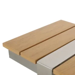 Otero 6pc Outdoor Aluminum Dining Set - Natural/Gray/Silver - Christopher Knight Home -Sunnydaze Decor Store GUEST d1b4c78d e1d4 42d8 a68f 5e5db9f6919c