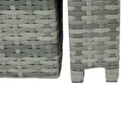 4pc Outdoor Wicker Conversation Sectional Set With Cushions - Gray - GODEER 37 4pc Outdoor Wicker Conversation Sectional Set With Cushions - Gray - GODEER -Sunnydaze Decor Store GUEST d298f5cb ae57 48d0 b446 7694e9e0b641