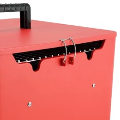 Permasteel Square Portable Charcoal Grill PG-40C10-RD - Red -Sunnydaze Decor Store GUEST d2a8da84 280f 49a5 bf48 0357141a3ef3