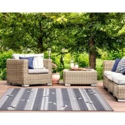 Liora Manne Malibu Indoor/Outdoor Rug Navy 14 Liora Manne Malibu Indoor/Outdoor Rug Navy -Sunnydaze Decor Store GUEST d3113fc0 0354 4e64 a332 59dbb70b37ac