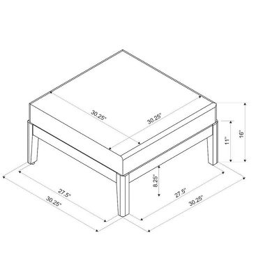 Summerlyn Ottoman - Linon 13 Summerlyn Ottoman - Linon - Image 11