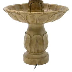 Sunnydaze Decor Sunnydaze 46"H Electric Polystone 3-Tier Classic Tulip Outdoor Water Fountain -Sunnydaze Decor Store GUEST d3625a6b f126 43b1 b647 2d3cced5bccb