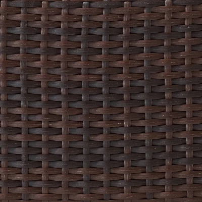 Kiawah 4pc Outdoor Wicker Conversation Set With 2 Arm Chairs & 2 Ottomans Blue - Crosley 8 Kiawah 4pc Outdoor Wicker Conversation Set With 2 Arm Chairs & 2 Ottomans Blue - Crosley - Image 6