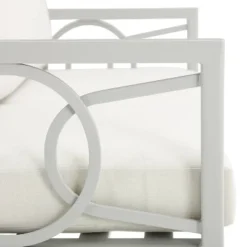 Ashford 4pc Outdoor Metal Conversation Set - Cream - Crosley 25 Ashford 4pc Outdoor Metal Conversation Set - Cream - Crosley -Sunnydaze Decor Store GUEST d4473a12 ae1b 414d 857f cca852bd7aab