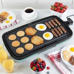 Dash Everyday Electric Griddle - Aqua -Sunnydaze Decor Store GUEST d51bdb23 e892 455a 8a53 a0c11a2e8f37