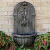 Sunnydaze Decor Sunnydaze 27"H Solar-Powered Polystone Florence Outdoor Wall-Mount Water Fountain -Sunnydaze Decor Store GUEST d556c507 d29e 4ee1 941b b67613888e29