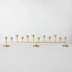 Antiqued Metal Taper Candelabra Brass Finish - Hearth & Hand™ With Magnolia 11 Antiqued Metal Taper Candelabra Brass Finish - Hearth & Hand™ With Magnolia -Sunnydaze Decor Store GUEST d62a3121 0a9e 4351 ac83 c05923aa585d