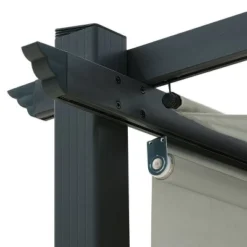 Aoodor 10 X 10 Ft Outdoor Pergola With Retractable Canopy, Aluminum Frame, 4 Pieces Patio Sun Shade Shelter For Backyard, Deck -Sunnydaze Decor Store GUEST d62ddd1d 6bbd 49fc acf4 e4b5bd6a0827