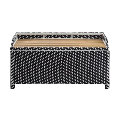 Maksville Outdoor Aluminum Storage Bench - MiBasics 7 Maksville Outdoor Aluminum Storage Bench - MiBasics - Image 5