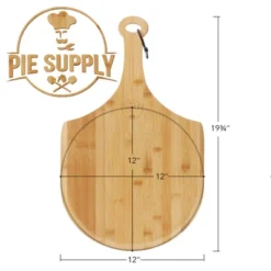 Pie Supply Bamboo Pizza Peel For Baking And Serving, Wood Paddle Cutting Board With Handle And Hanging Strap 15 Pie Supply Bamboo Pizza Peel For Baking And Serving, Wood Paddle Cutting Board With Handle And Hanging Strap -Sunnydaze Decor Store GUEST d7bfefd3 241c 484a 9aa4 7eafc95f8438