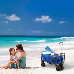 Nature Spring All-Terrain Heavy-Duty Collapsible Utility Wagon With Telescopic Handle 8 Nature Spring All-Terrain Heavy-Duty Collapsible Utility Wagon With Telescopic Handle -Sunnydaze Decor Store GUEST d7eae98d 35d6 4b4d 9c8e 3dd0f57c5fed