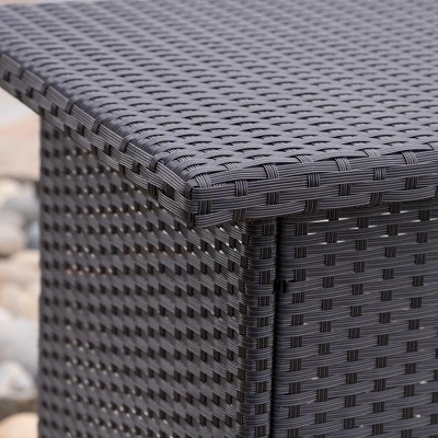 Trinidad Wicker Bar - Dark Brown - Christopher Knight Home 5 Trinidad Wicker Bar - Dark Brown - Christopher Knight Home - Image 3