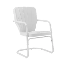 Ridgeland 2pk Outdoor Chairs - White - Crosley -Sunnydaze Decor Store GUEST da6bace0 30f3 4560 9fe4 2ce71a017dc9