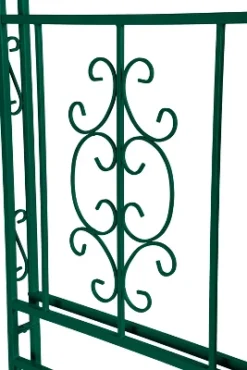 Evergreen Montebello Iron Garden Arbor With Gate, Forest Green- 53 X 84 X 23 Inches Fade And Weather Resistant Outdoor Decor 12 Evergreen Montebello Iron Garden Arbor With Gate, Forest Green- 53 X 84 X 23 Inches Fade And Weather Resistant Outdoor Decor -Sunnydaze Decor Store GUEST dbdc4e19 dda3 4b04 bc7c e982e0a3f6ce